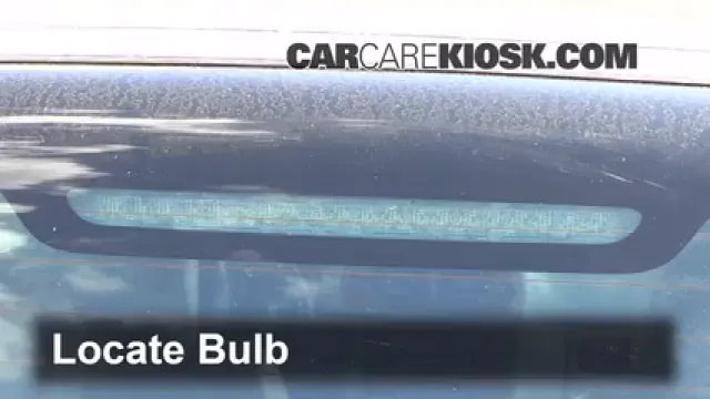 1998 Volvo V70 AWD 2.4L 5 Cyl. Turbo Luces Luz de freno central (reemplazar foco)